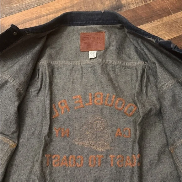 Double RL (RRL) Limited Edition 1 of 100 Coast to Coast Denim Jacket -Size Large - Picture 10 of 15